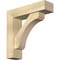 Ekena Millwork Legacy Block Rough Sawn Bracket w/ Offset Brace, Douglas Fir, 6"W x 22"D x 22"H BKT0604X22X22LEC05RDF - alternate 1